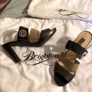 Brighton three tone heels
